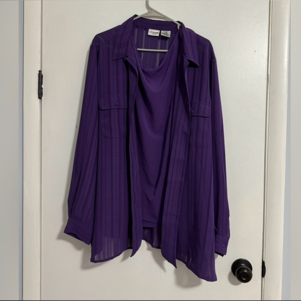 Liz baker 26w tank and button down